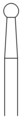 Knochenfräser aus Hartmetall, rund (Busch) Knochenfräser aus Hartmetall, rund (Busch)